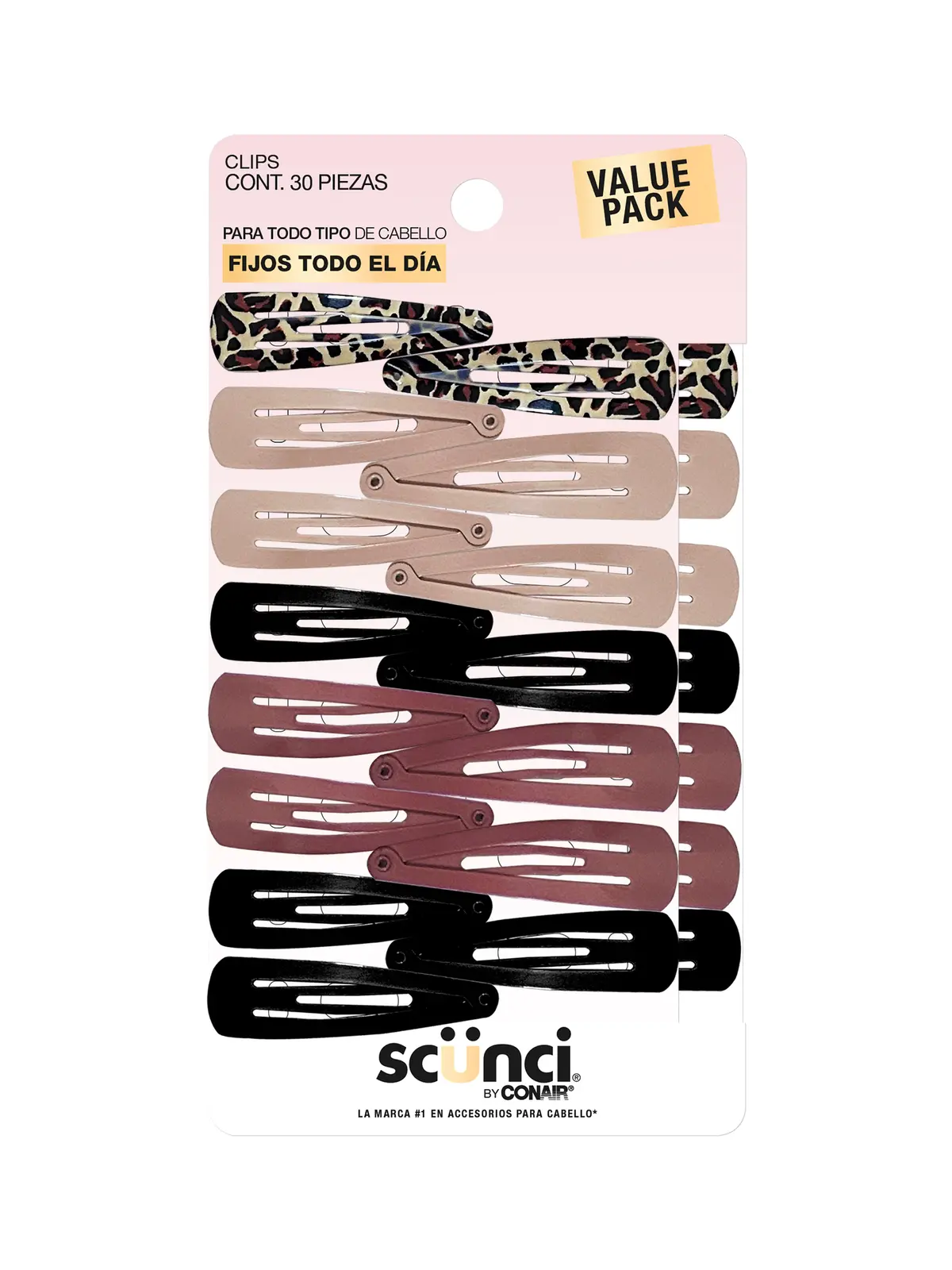 Clips Para El Cabello All Day Hold 30 Pzas - Scunci 1