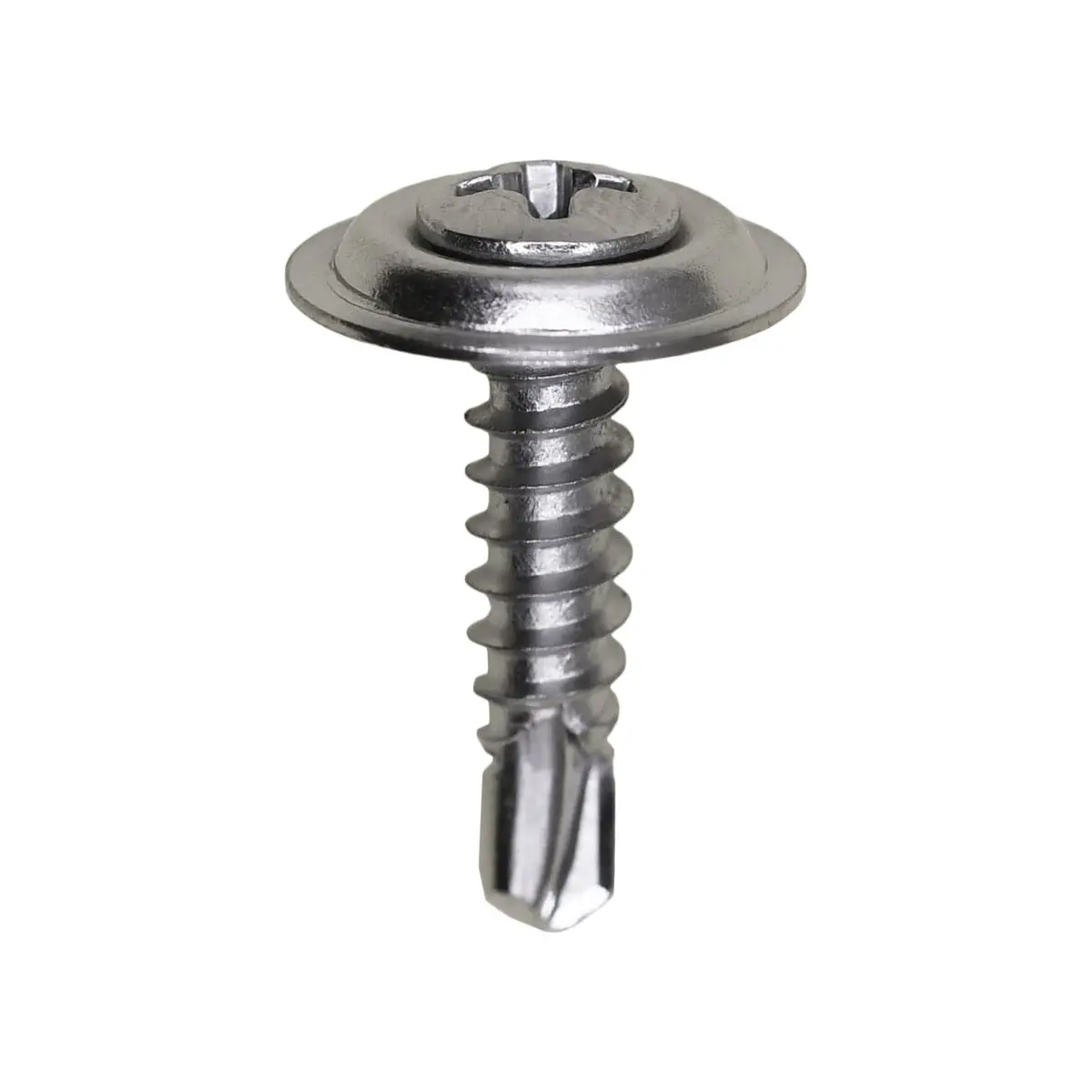 Trim Screw, W/Flange Washer Chrome , Each 1