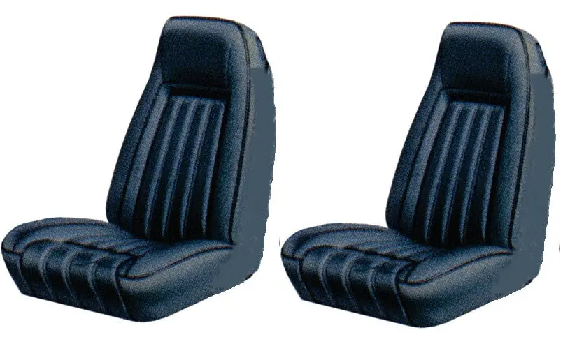 Seat Covers, Buckets, Dlx, Black, New, 77 Ta Firebird 1