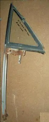 Door Vent Assmy ,Left Used 68-72 Elcamino, A-Body 2Dr Sedan 1