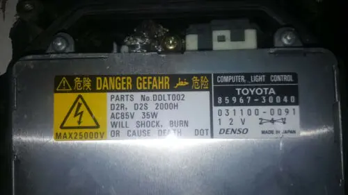02 03 04 05 06 Lexus Es300 Es 300 Headlight Ballast Light Hid Xenon 85967-30040 1