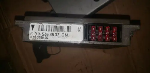 92-95 Mercedes Benz V8 S420 S500 Diagnostic Basic Computer Module Oem 0145453632 1