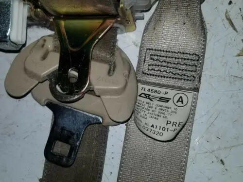 04 05 06 07 08 09 Lexus Rx330 Driver Left Tan Front Seat Belt Srs Oem 1