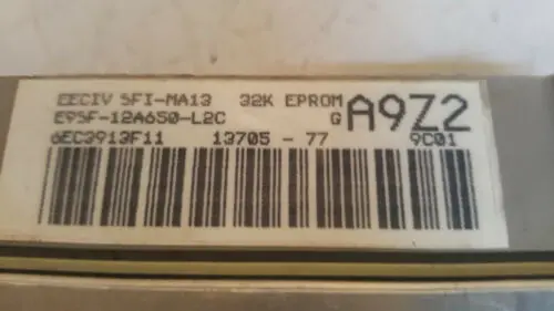 89 Eec-Iv Auto Trans With Egr- With Jet Perfor E9sf12a650-L2c A9z2 1