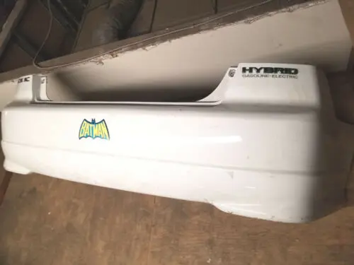 03 04 05 Honda Civic Ex Lx Hybrid 4 Door Sedan Rear White Bumper Cover Oem Nice 1