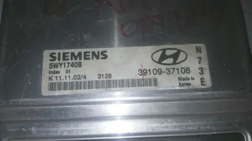 03 04 Kia Optima Lx, Ex ,Ecm Ecu Engine Control Module Unit 39109-37106 1