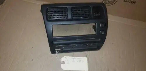 93 94 95 96 97 Toyota Corolla Center Dash Radio Climate Control Bezel Clock Trim 1