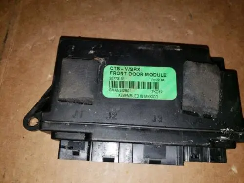 04 Cadillac Cts Srx Front Door Multi- Function Module Computer Oem 25773192 1