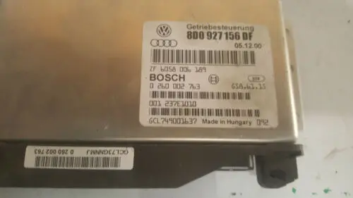 1999-2002 Audi A4 Quattro Tcu Tcm Transmission Control Computer 8D0 927 156 Df 1