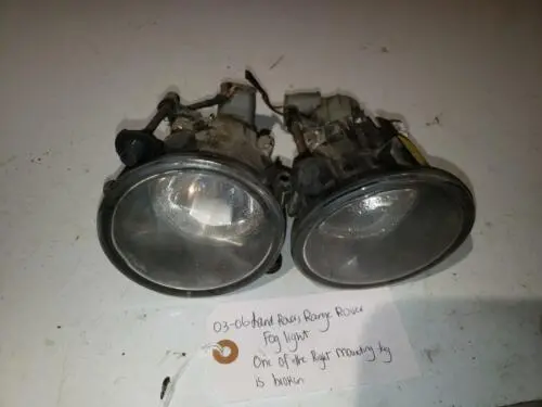 03-05 Land Rover Range Rover Passenger & Driver Side Front Fog Light Pair Oem 1