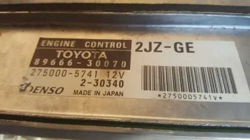 03 Lexus Gs300 Computer Brain Engine Control Ecu Ecm Module 89666-30070 1