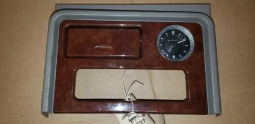 03 - 06 Cadillac Escalade Center Console Upper Trim Woodgrain Bezel Oem 15087592 1