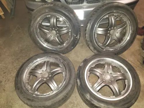Toyota Supra Nissan 240Sx Celica 5 Lug 17" Rims + Free Tires 5 Spoke Icw Racing 1