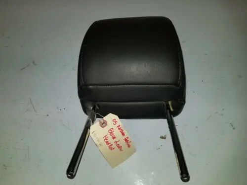 05 06 07 Nissan Pathfinder Black Leather Front Head Rest ( 1 ) Nice Oem 1