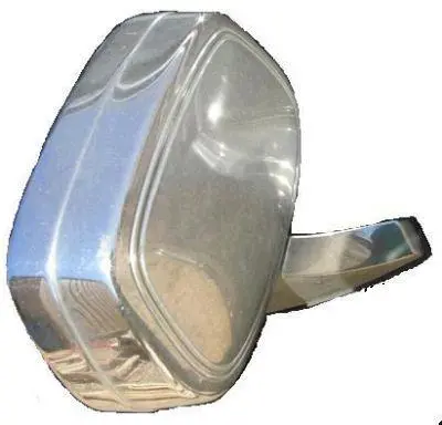 Door Mirror, Right Used Chrome 80-90 Caprice Lesabre Delta 98 Parisienne 1