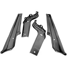 Front Bumper Brackets Set, New 67 Chevelle Elcamino 1