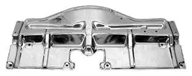 Radiator Holddown Panel ,Chrome New 68-72 Gto,68 Cat Bonne 1