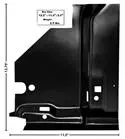 Leaf Spring Floor Reinforcement, Left New 68-74 Nova X-Body 1