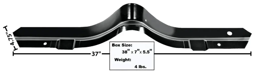 Rear Cross Brace ,New 68-74 Nova X-Body 1