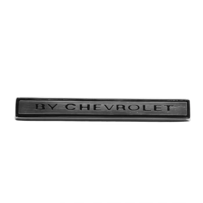 Trunk Lid Emblem, "By Chevrolet", New, 71 Monte Carlo 1
