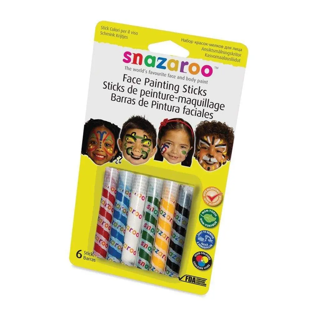 Snazaroo Face Painting Makeup Sticks Girls Boys Halloween 1