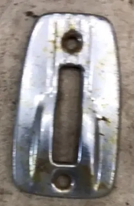 Bench Seat Release Bezel, Used 67-72 A-Body, Nova 1