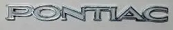 Grille Emblem, " Pontiac "New 73 Firebird Ta 1