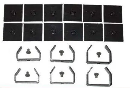 Leaf Springs Clamp Kit,5 Leaf 68-9 F-Body 68-72 Nova 1