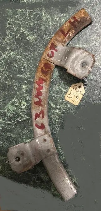 Quarter Glass Track, Left Sedan Used 62- 65 Nova 1