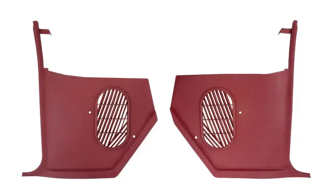 Kickpanels ,No Ac Pair Red New 65 66 A Body 1