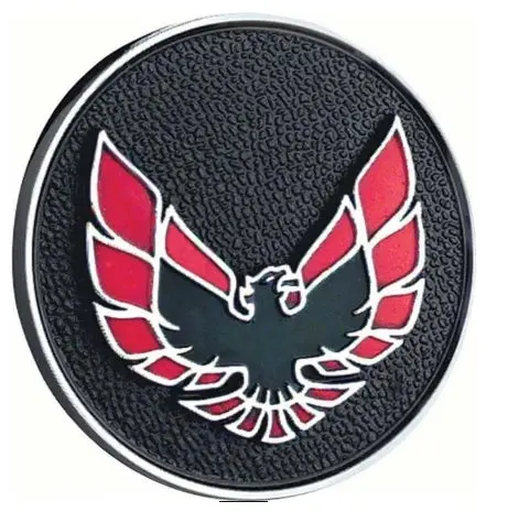 Door Panel Emblem ,Red Pwr Window 70-81 Ta  Firebird 1