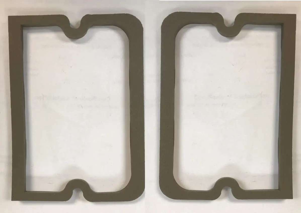 Park Light Lens Gaskets ,Pair New 69-72 Grand Prix 1