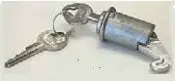 Dash Glove Box Lock Assmy ,New 64 65 Chevelle 1