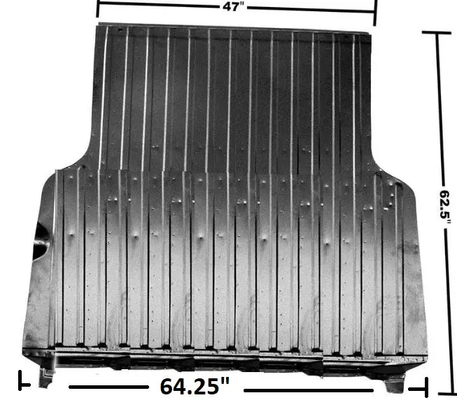 Bed Floor With Roll Pan ,New 68-72 Elcamino 1
