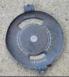 Gauge Face ,Temp Fuel ,Used 64-67 Gto Lemans 1