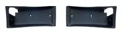 Dlx Door Panel Handle Cups, Black Pair,New 68 69 Camaro Firebird 1