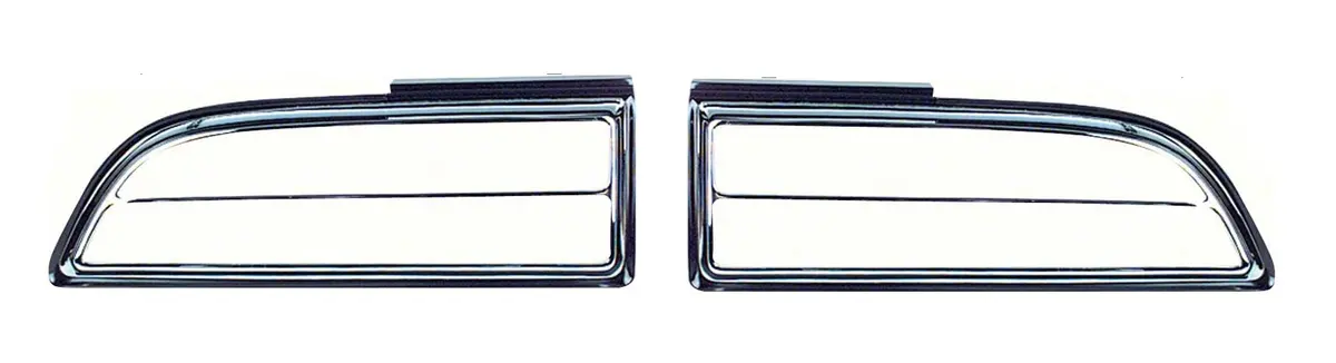 Tail Light Bezels ,New Pair 70-73 Ta Firebird 1