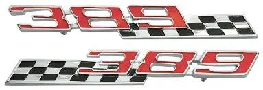 Fender Emblems (326)Pair New 65 66 Lemans Tempest 1