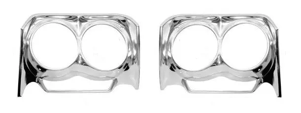 Headlight Bezels, New Pair 62 Impala Belair 1