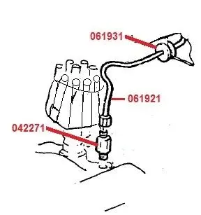 Oil Pressure Gauge Hose Grommet, New, 67-76 Chevy 1