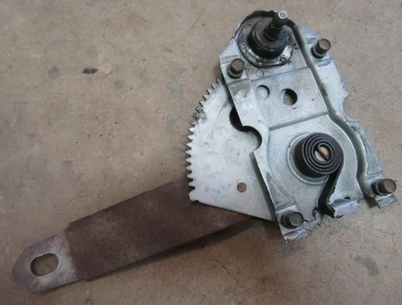 Quarter Glass Regulator, Left Used 68-74 Nova , X-Body 1