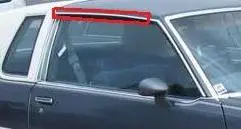 Roof Drip Molding, Right Used 81-88 G-Body 1