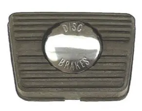 Brake Pedal Pad, Disc Emblem, Manual 64-81 1