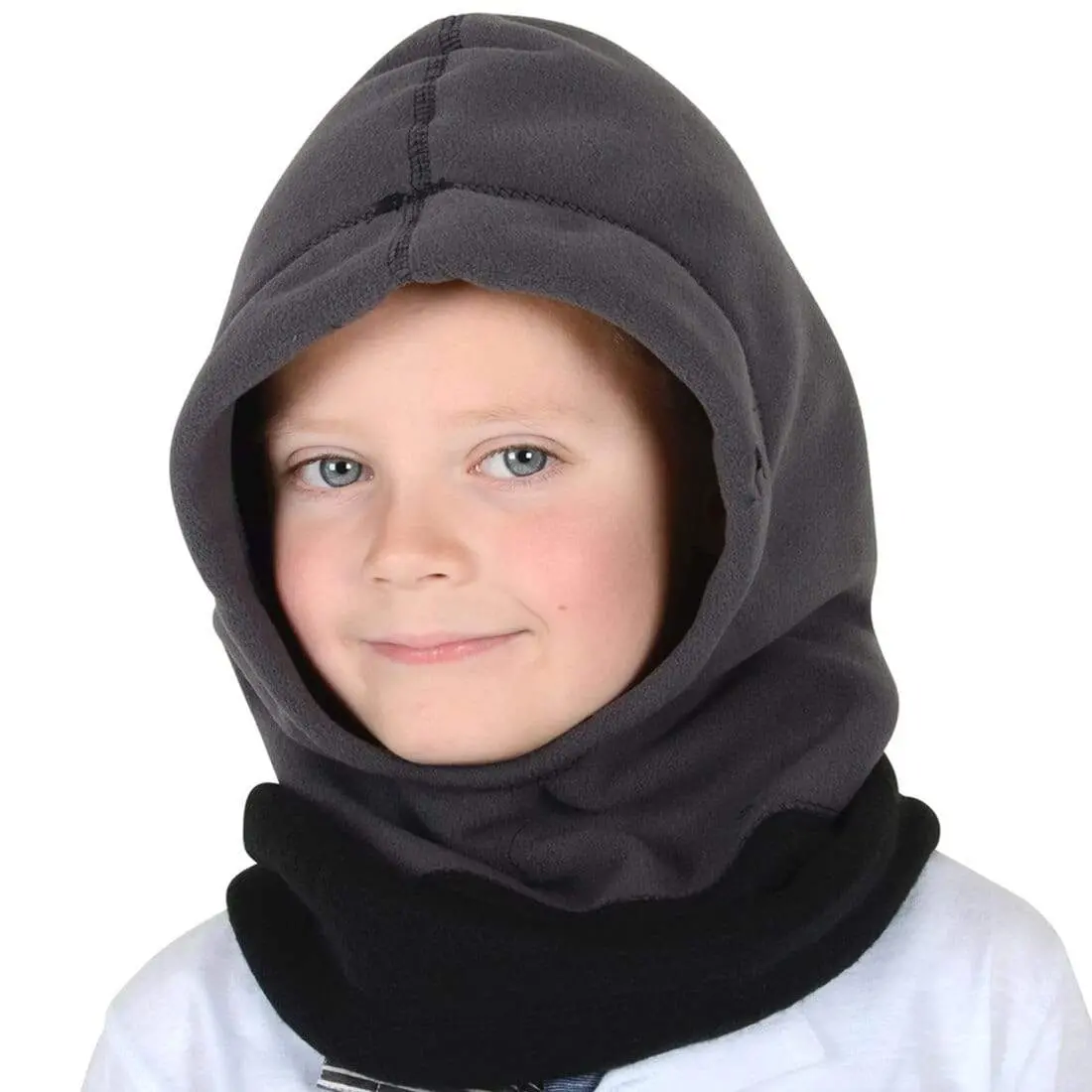 Childrens Winter Polar Fleece Hood Balaclava Neck Warmer 2
