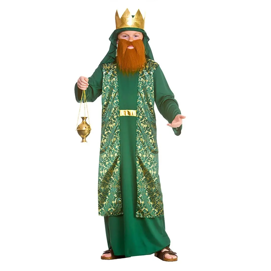 Kids Wise Man Costume Christmas Nativity Play Fancy Dress 1