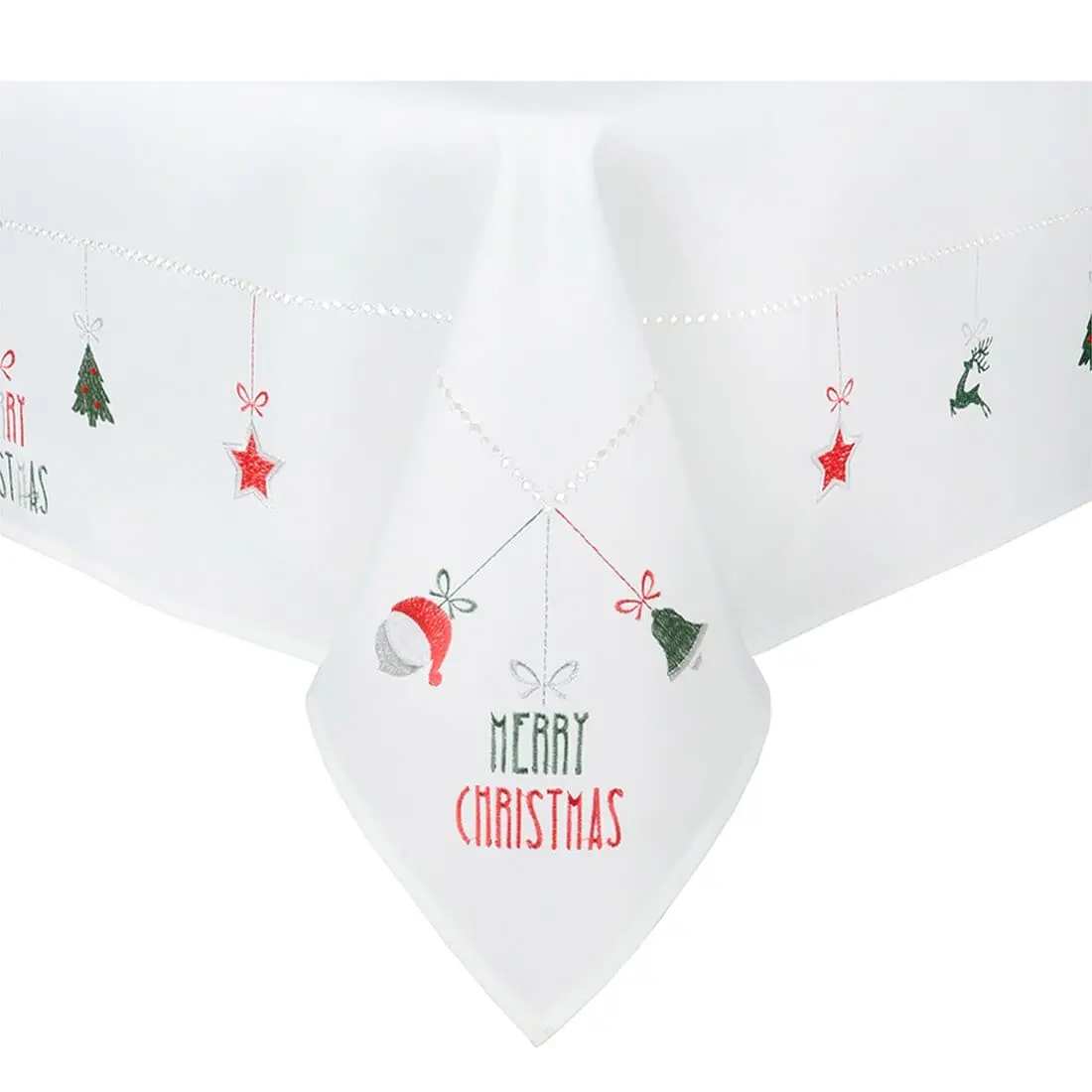 Merry Christmas Fabric Tablecloths / Napkins Xmas Decoration 1