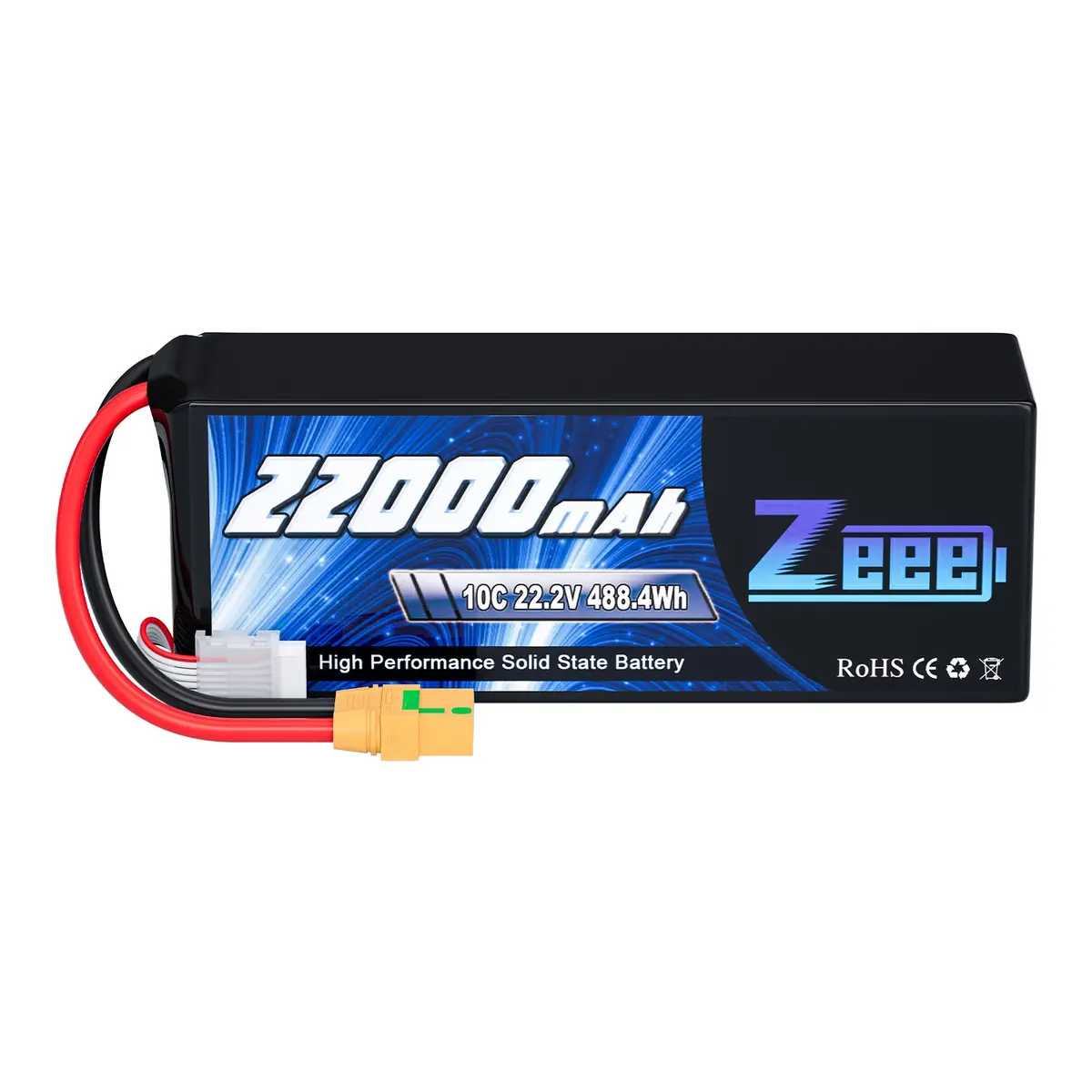 (Limited $220 Exclusive Coupon: Add To Cart To Get)Zeee 6S Semi Solid State Li-Ion Battery 22.2V 10C 22000Mah With Xt90-S For Drone Airplane Uav Multicopter 1