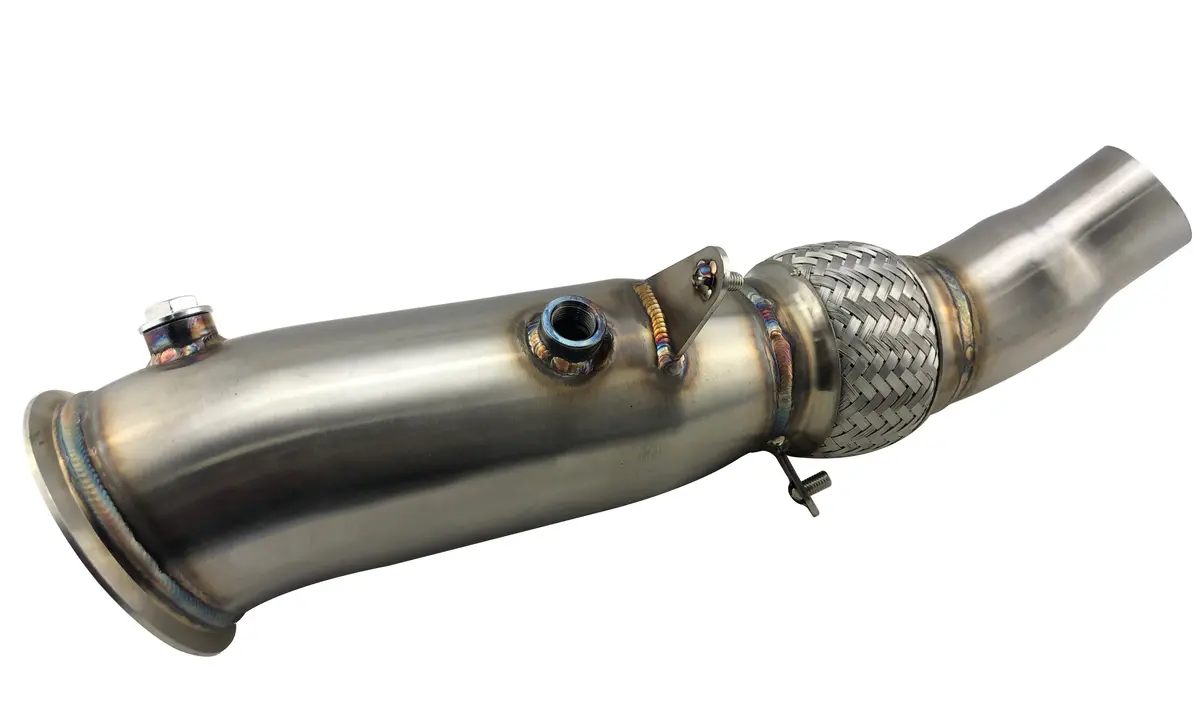 4" Hi Flow Exhaust N20 Downpipe Kit For 2012+ Bmw 128I 220I 228I 320I 328I F30 F31 F34 2.0L 20Hp Gain 1