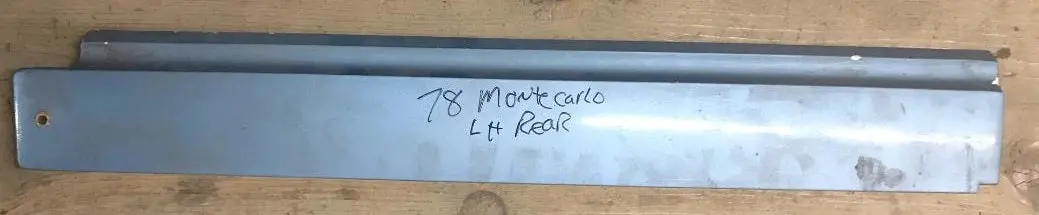 Above Tail Light Cover, Left 78 Monte Carlo 1