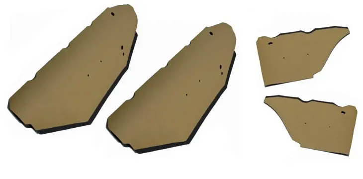 Watershield Kit, Doors & Quarter, 4 Pcs 66 67 Nova 1
